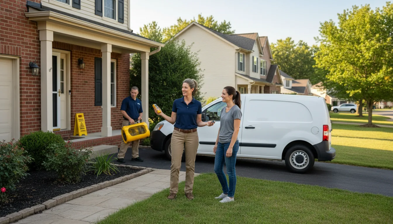 Residential water damage restoration in Kellogg, ID